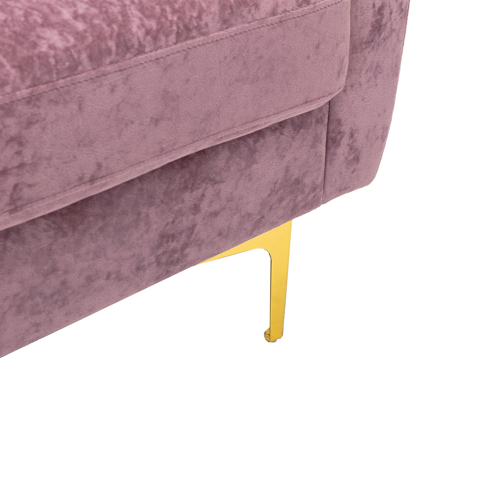 Coolmore U Shape Sectional Sofa With Ottomanreversible Sofa Couch For Living Room,Spacious Furniture,Durable Couch Removable And Machine Washable Cover Purple Velvet Purple Primary Living Space Foam Velvet 4 Seat