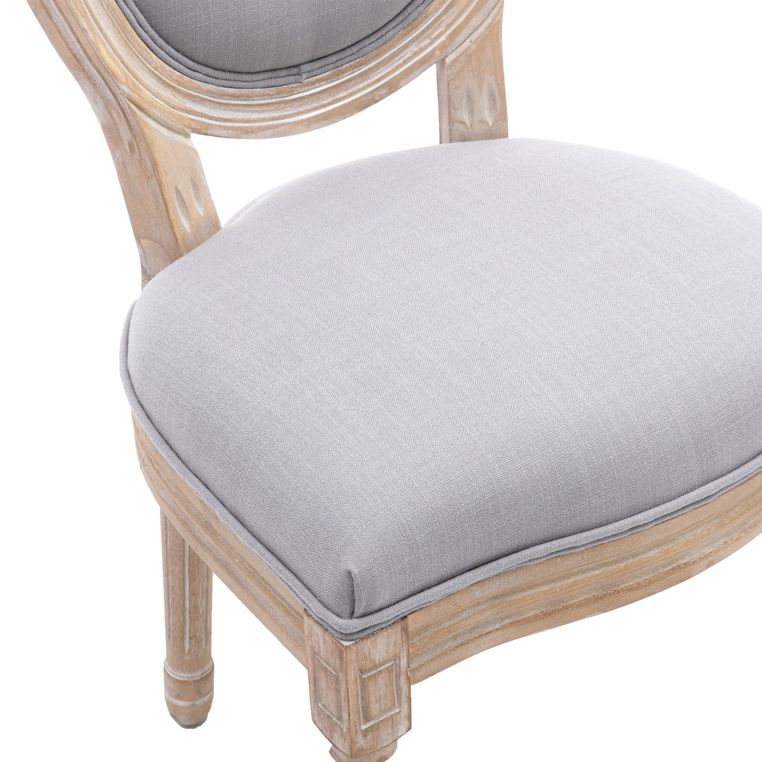 Hengming Upholstered Fabrice French Dining Chair