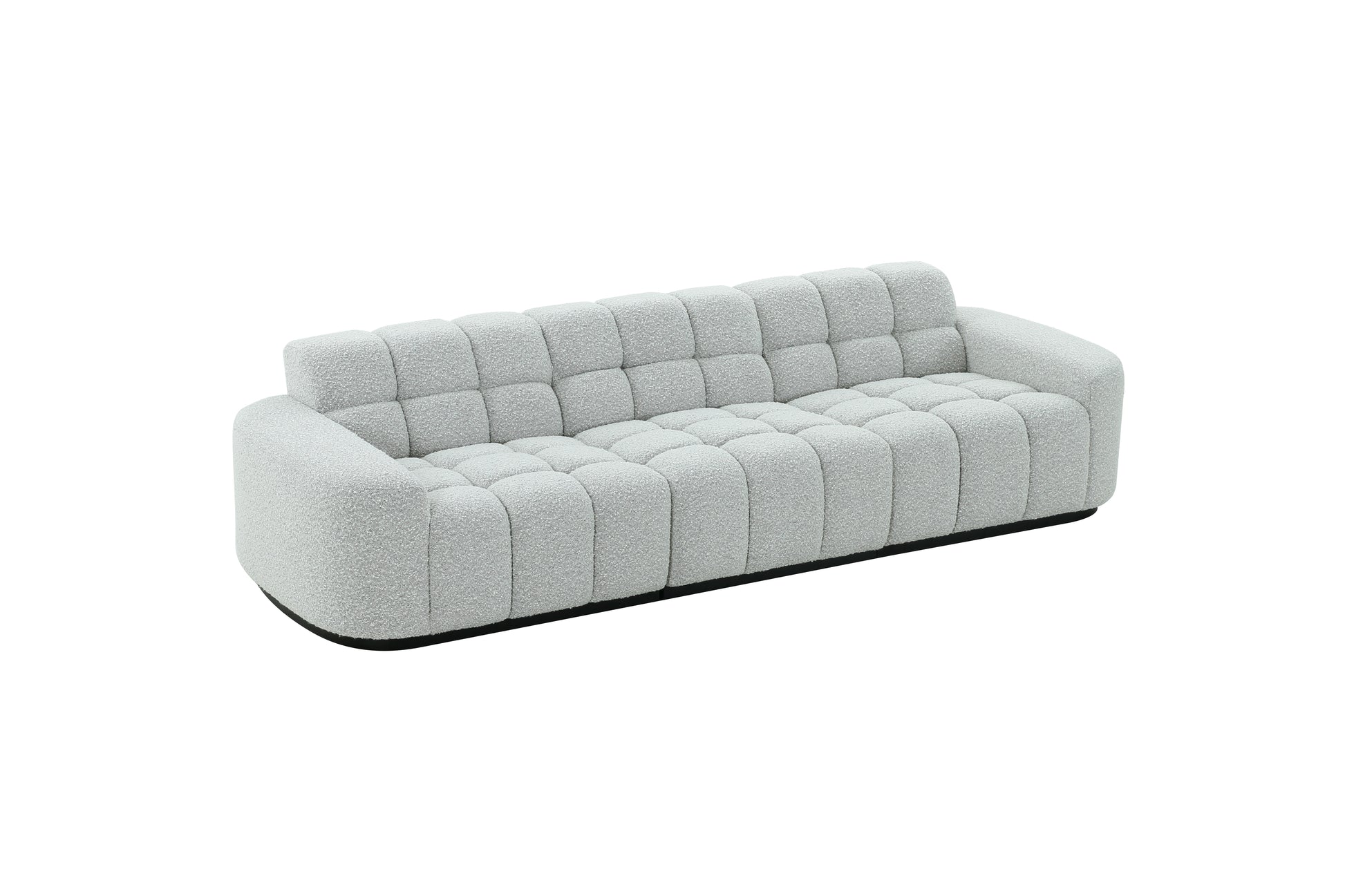 Modern Modular Sectional Sofa Set, Self Customization Design Sofa, Living Room Couch Set Grey Polyester