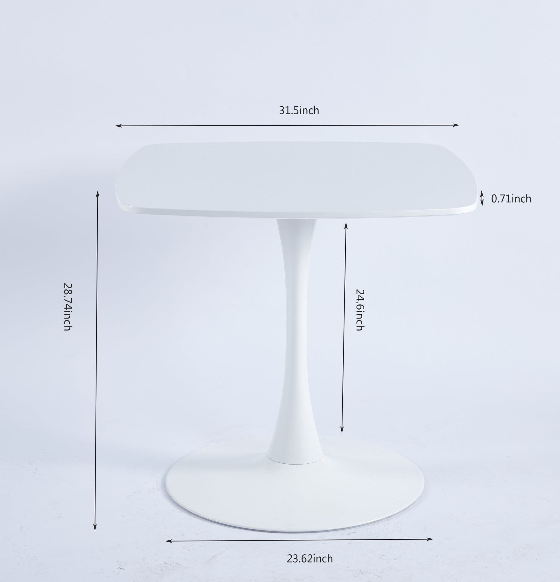 Special Dining Table,Mdf Dining Tablekitchen Table,White,Exective Desk Matte White Mdf