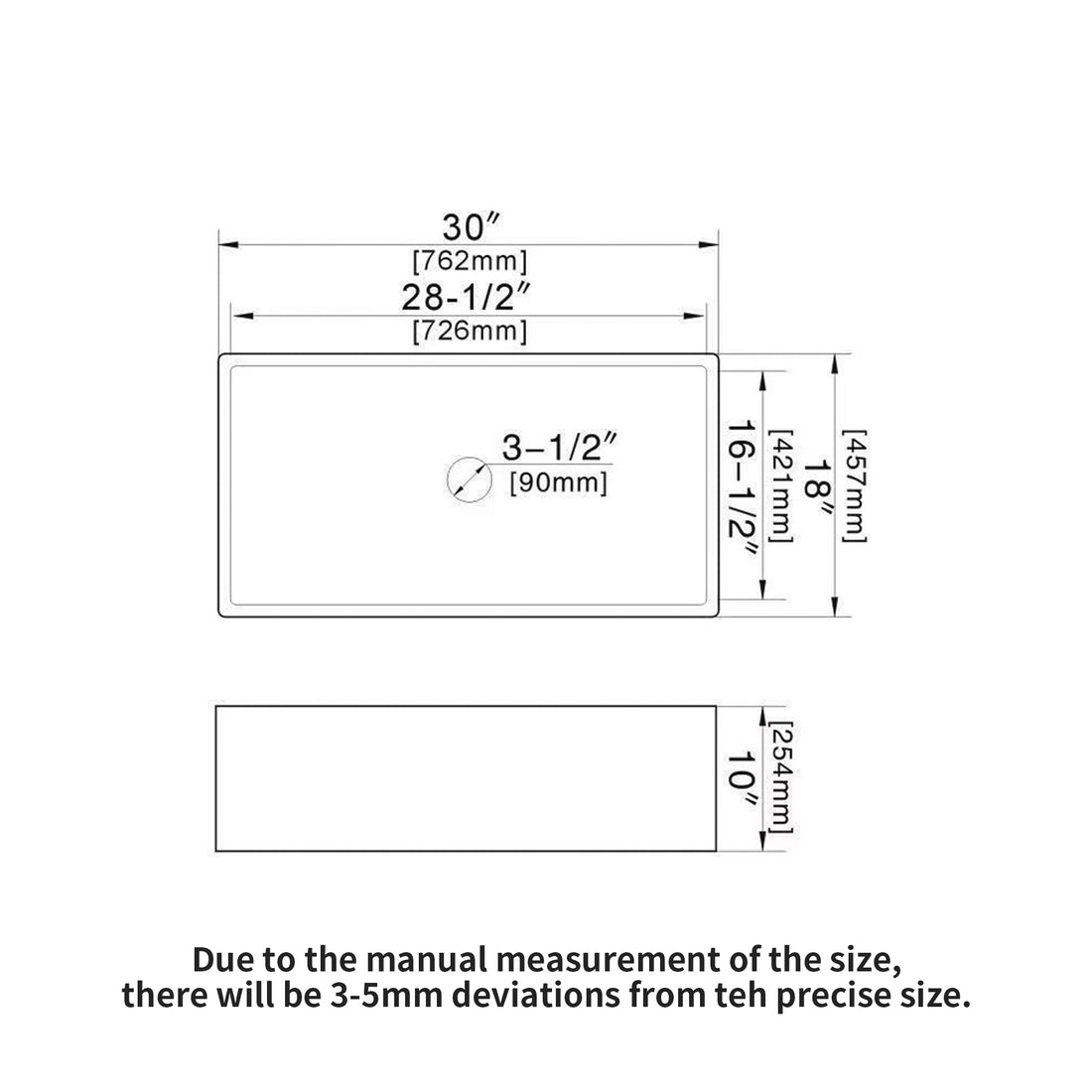 30 White Farmhouse Sink 30 Inch Kitchen Sink White Undermount Single Bowl Apron Front Ceremic Sink Farm Style Drain Asseblemly And Bottom Grate 30X18X10 Inch White Ceramic