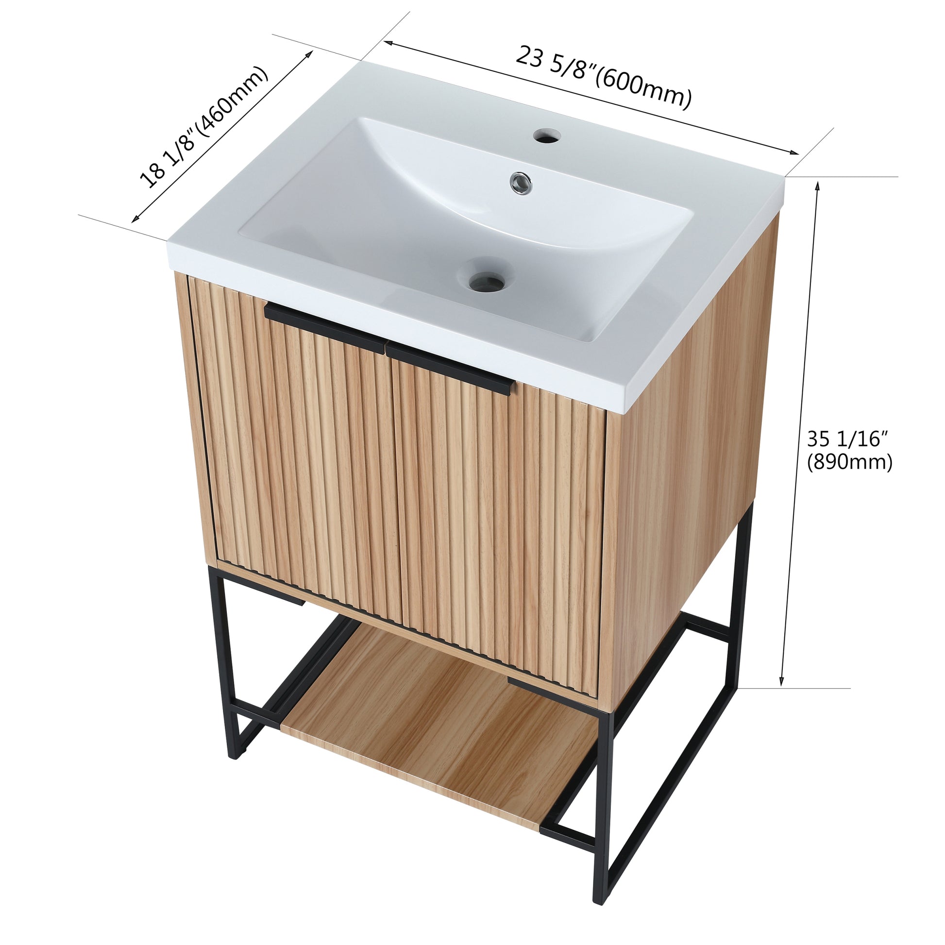 24 Inch Freestanding Bathroom Vanity With Resin maple-2-bathroom-freestanding-plywood