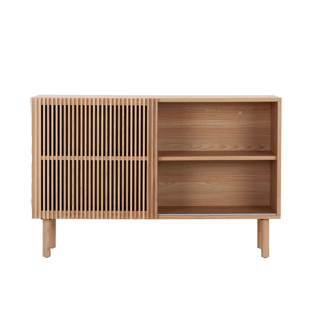 Modern Sideboard with 4 Cabinet, Storage Cabinet,
