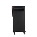 Kitchen Island & Kitchen Cart, Mobile Kitehcn Island black-mdf