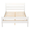 Full Bed With Headboard And Footboard,White Sku:W504P149039 Full White Pine