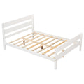 Full Bed With Headboard And Footboard,White Sku:W504P149039 Full White Pine