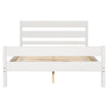 Full Bed With Headboard And Footboard,White Sku:W504P149039 Full White Pine