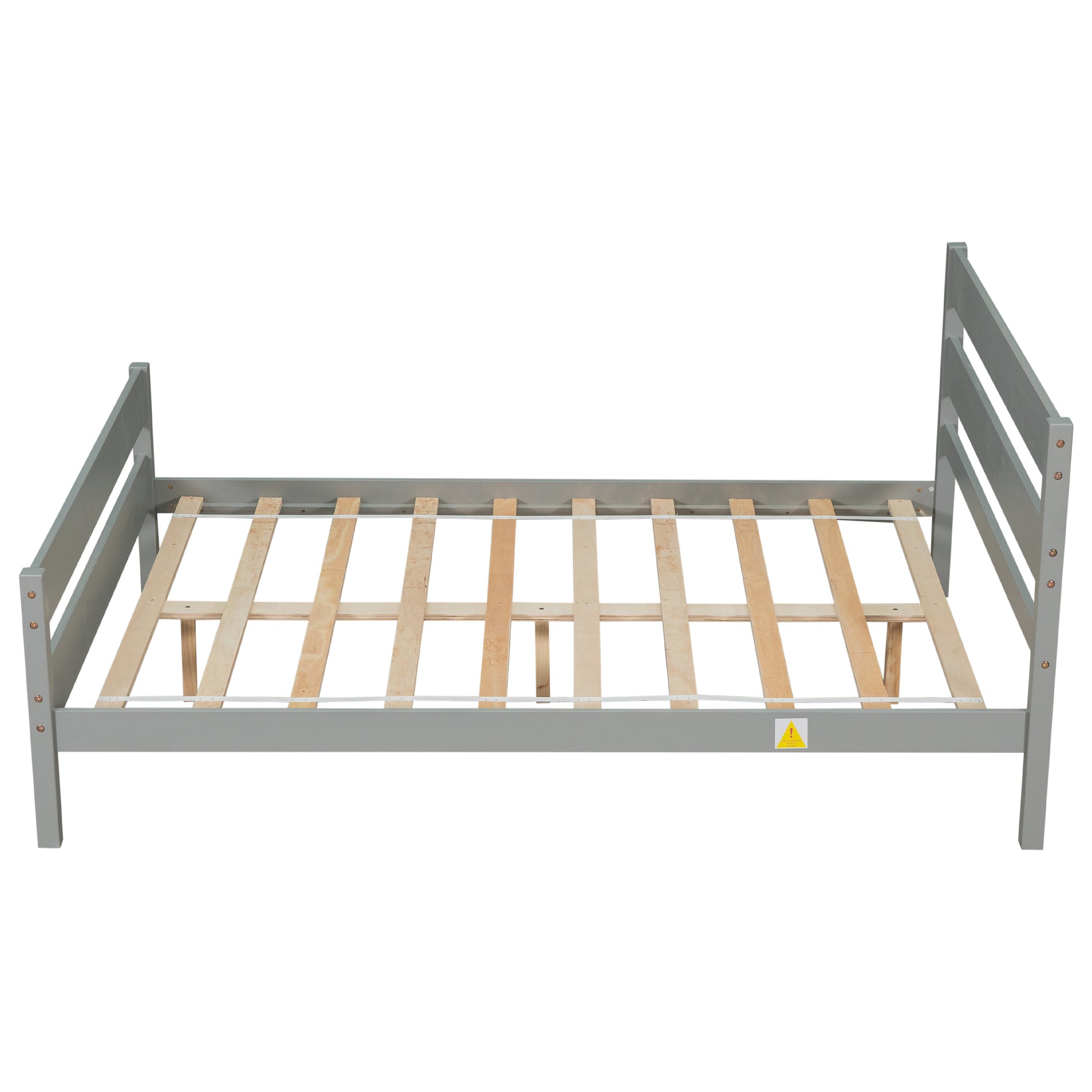 Full Bed With Headboard And Footboard,Grey Sku:W504P149038 Full Grey Pine