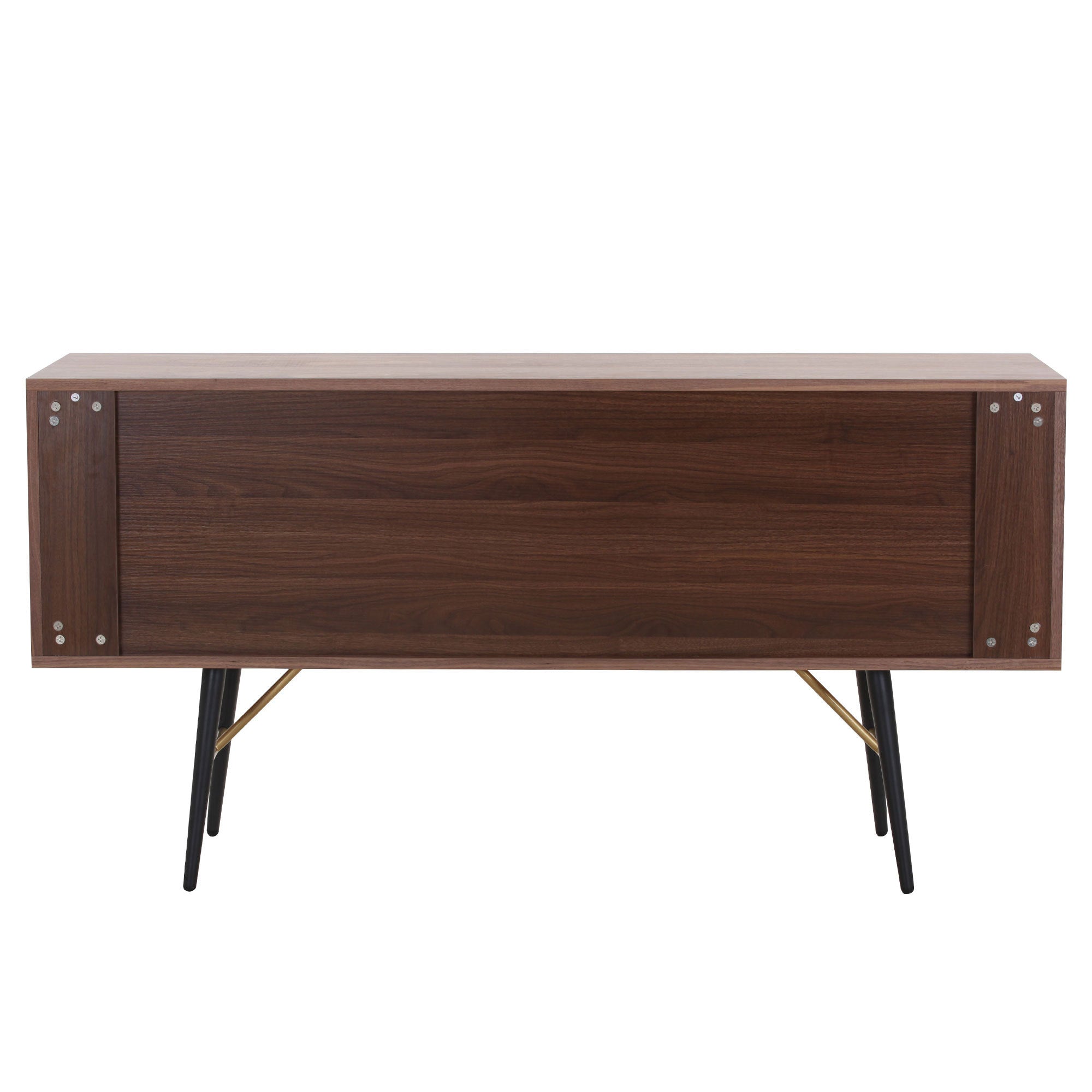 Modern Sideboard , Buffet Cabinet, Storage Cabinet, TV walnut-wood + stainless steel