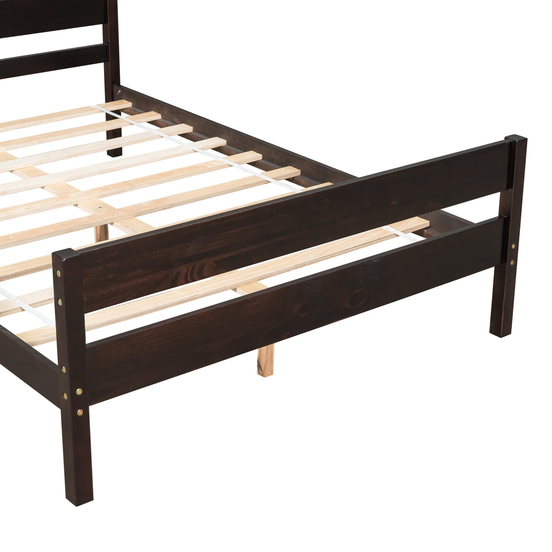 Full Bed With Headboard And Footboard,Espresso Sku:W504P149040 Full Espresso Pine