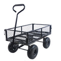 Wagon Cart Garden cart trucks make it easier to black-metal
