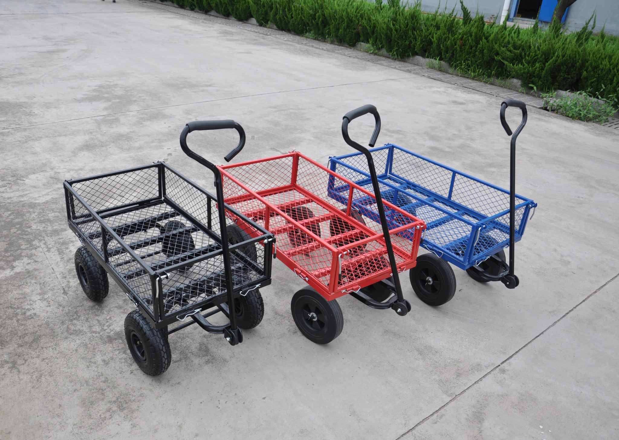 Tools cart Wagon Cart Garden cart trucks make it red-metal