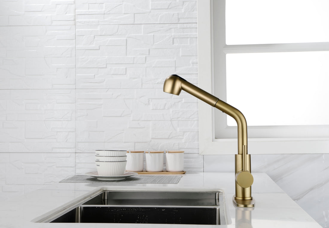 Utility Sink Faucets Single Handle Pull Out