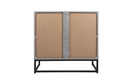 2 Door Cabinet,for bedroom,cement grey,for living cement grey-particle board