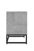 2 Drawer Nightstand,geometric elements,cement grey,for cement grey-particle board