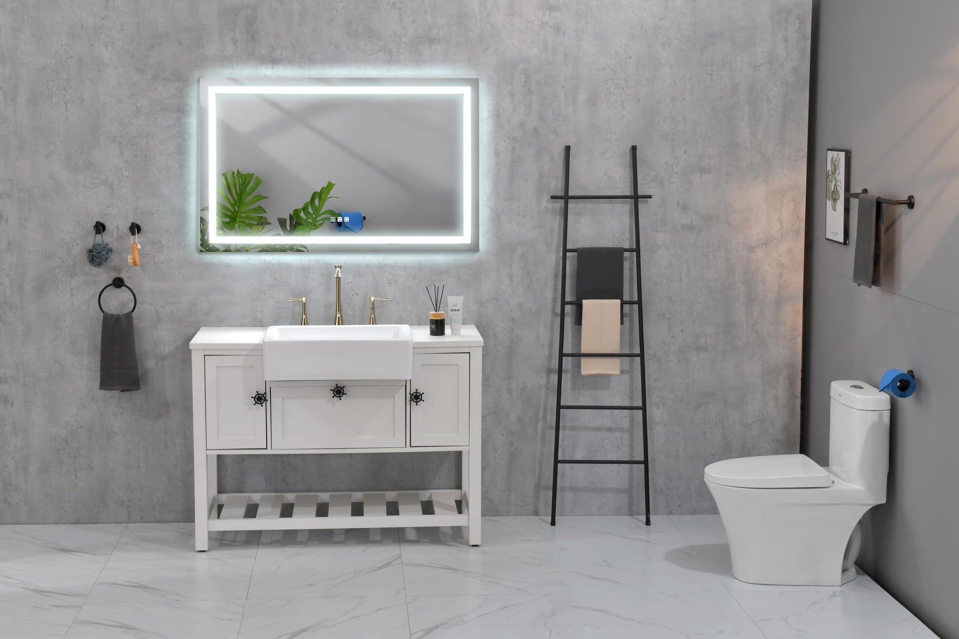 40 X 32 Inch Led Mirror Bathroom Vanity Mirrors