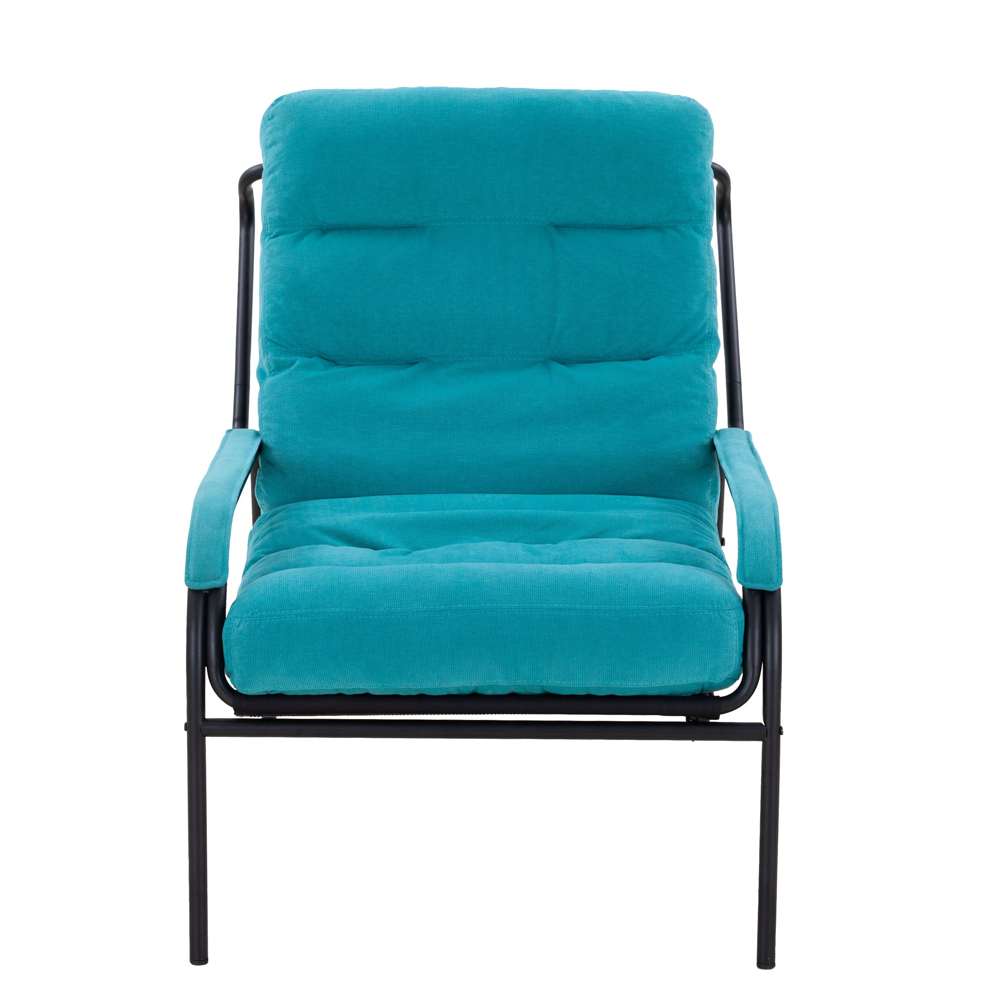 Lounge Recliner Chair Leisure chair Studio Chairs Iron blue-foam-metal