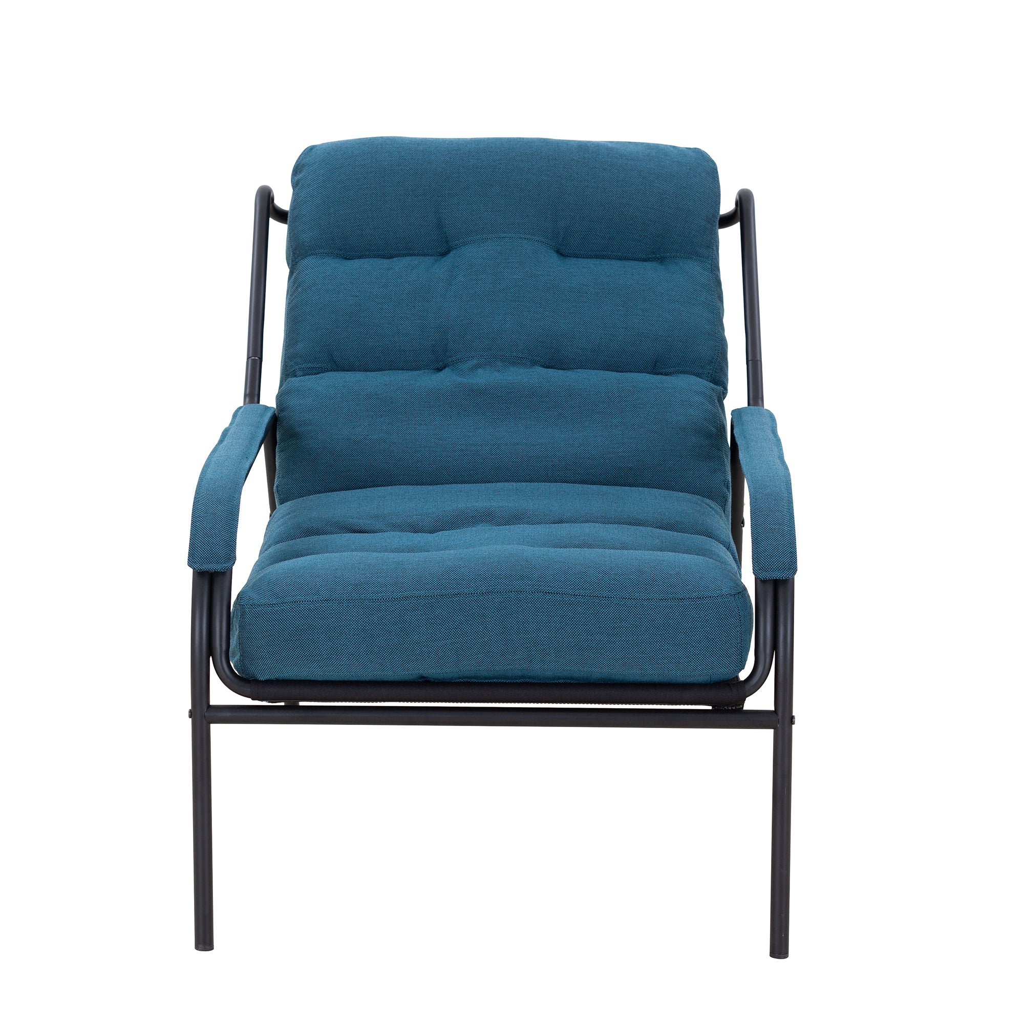 Lounge Recliner Chair Leisure chair Studio Chairs Iron turquoise-foam-metal