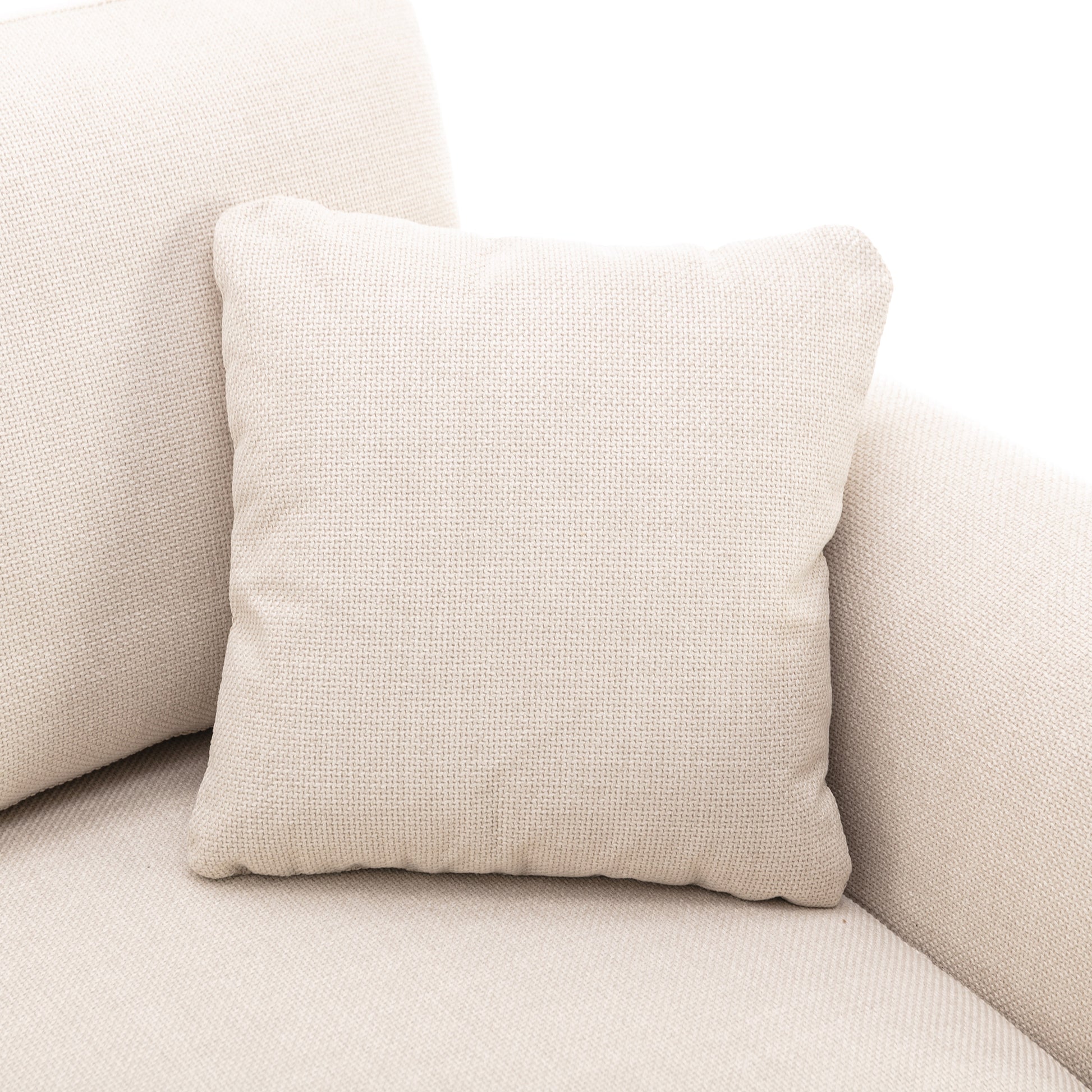 Coolmore Accent Sofa Living Room Sofa Sectional Sofa, U Shape Sectional Sofa With Ottoman, Reversible Sofa Couch For Living Room Beige Linen Beige Foam Linen 4 Seat