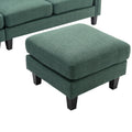 Coolmore Accent Sofa Living Room Sofa Sectional Sofa, U Shape Sectional Sofa With Ottoman, Reversible Sofa Couch For Living Room Emerald Linen Emerald Foam Linen 4 Seat