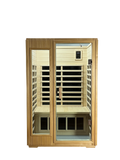 Two Person Basswood Far Infrared Outdoor Sauna