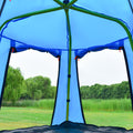 Kids Climbing Dome With Canopy And Playmat 10 Ft Jungle Gym Geometric Playground Dome Climber Play Center, Rust & Uv Resistant Steel Supporting 1000 Lbs Green Metal