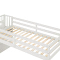 Loft Bed With Staircasewhite Twin White Pine