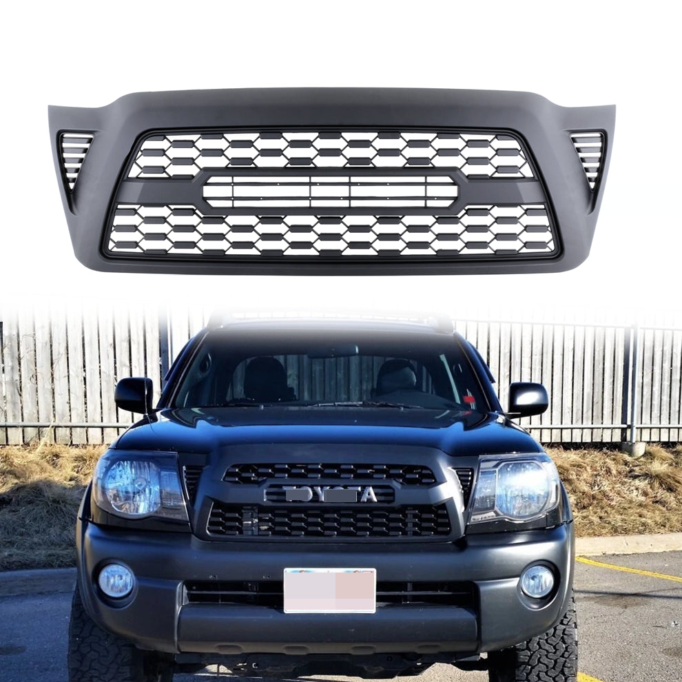 Honeycomb Front Bumper Fits For 2005 2011 Toyota