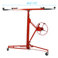 Drywall Lift Panel 13' Lift Drywall Panel Hoist Jack Lifter,Red Red Steel