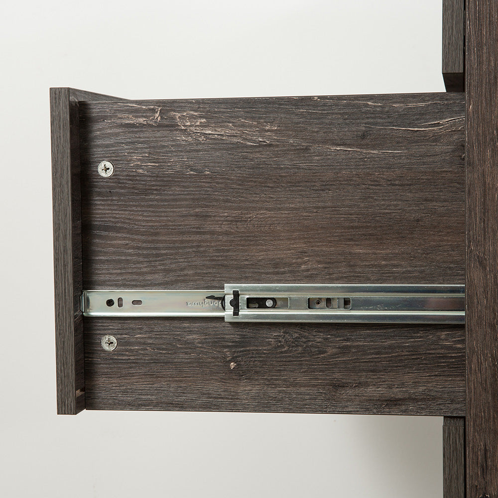 Morgan Farmhouse Six Drawer Jumbo Dresser In Rustic Gray Gray Solid Wood