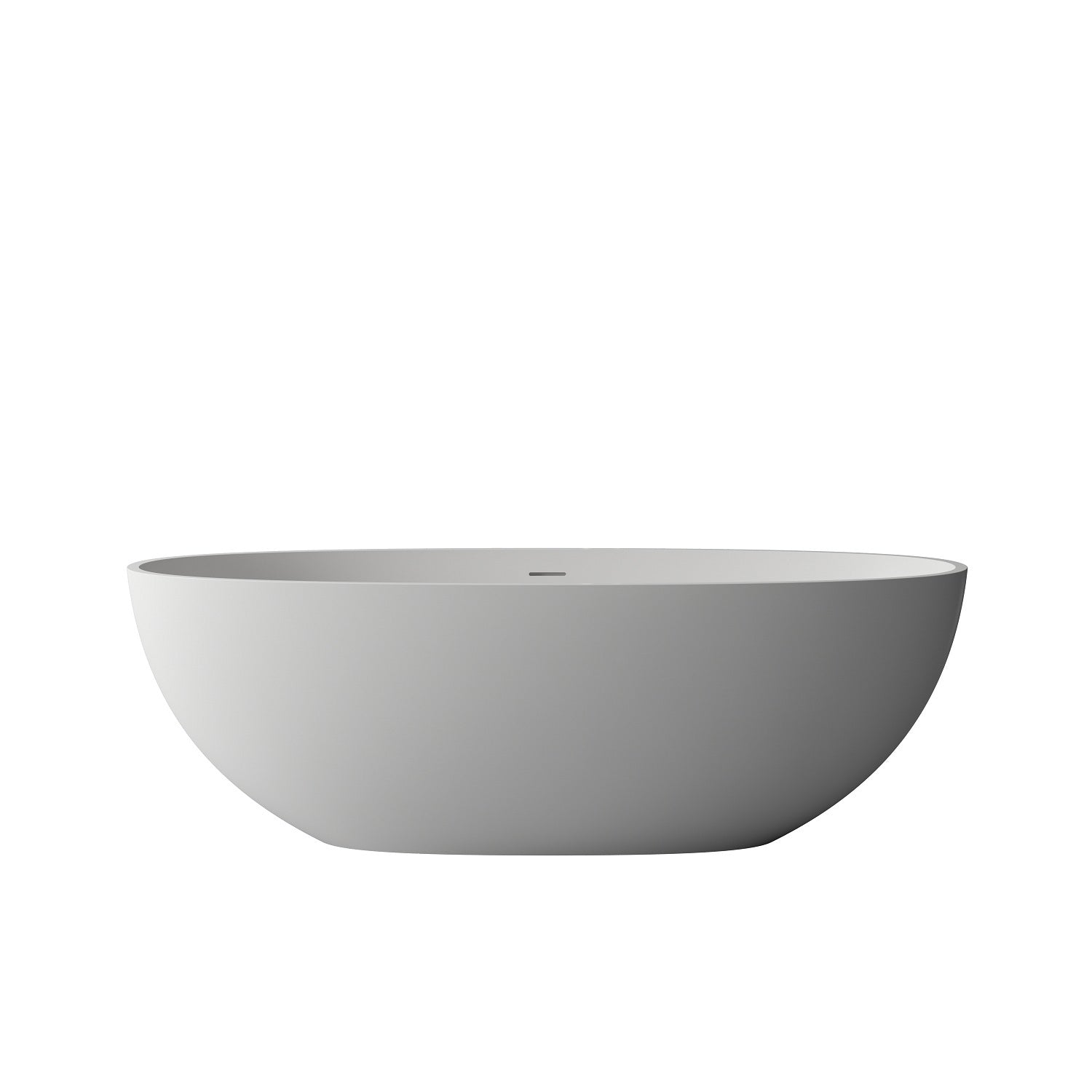 Solid Surface Freestanding Bathtub - White Solid