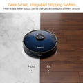 Geek Smart L7 Robot Vacuum Cleaner And Mop, Lds Navigation, Wi Fi Connected App, Selective Room Cleaning,Max 2700 Pa Suction, Ideal For Pets And Larger Home Ban On Black Abs Pc