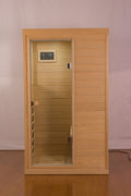 Hemlock Mini One Person Far Infrared Door On The