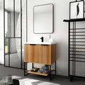 30 Inch Freestanding Bathroom Vanity With Resin 1-maple-1-1-soft close