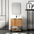 30 Inch Freestanding Bathroom Vanity With Resin 1-maple-1-1-soft close