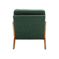 Coolmore Mid Century Modern Accent Chair, Comfy Fabric Living Room Chairs With Solid Wood Frame, Lounge Reading Armchair, Easy Assembly Emerald Emerald Primary Living Space Foam Boucle