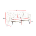 Black Velvet Sofa Bed Black Wood Foam Velvet 2 Seat