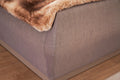 Lorenzo Gold Detailed Tufted Upholstery Queen Bed Made With Wood In Gray Box Spring Not Required Queen Gray Wood Bedroom Modern Acacia Bed Frame Wood