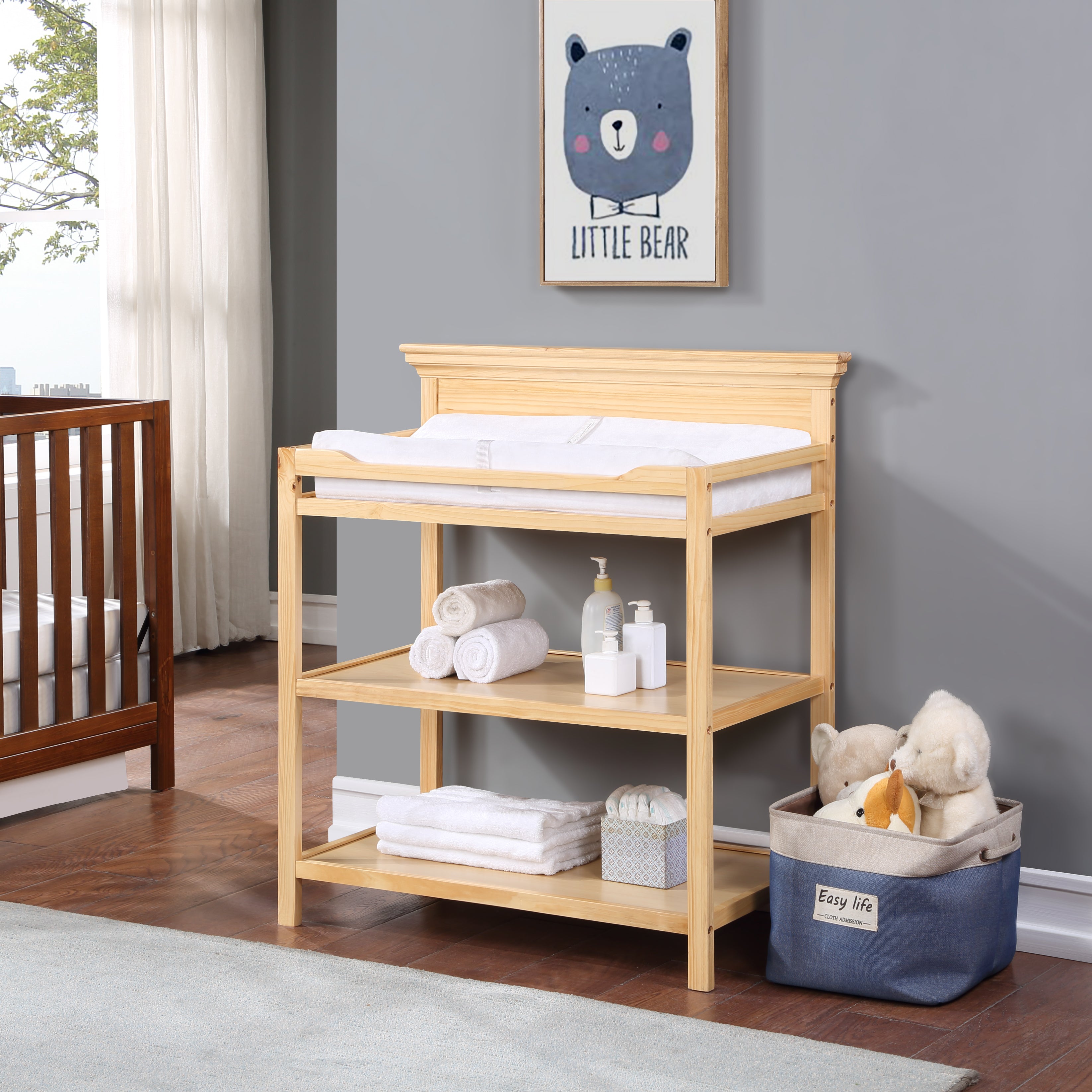 Natural changing table hotsell