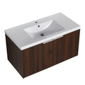 84 Inch Soft Close Doors Bathroom Vanity With Sink, A Small Storage Shelves, 36