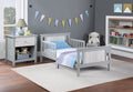 Connelly Reversible Panel Toddler Bed Gray Rockport Gray Gray Solid Wood