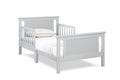 Connelly Reversible Panel Toddler Bed Gray Rockport Gray Gray Solid Wood