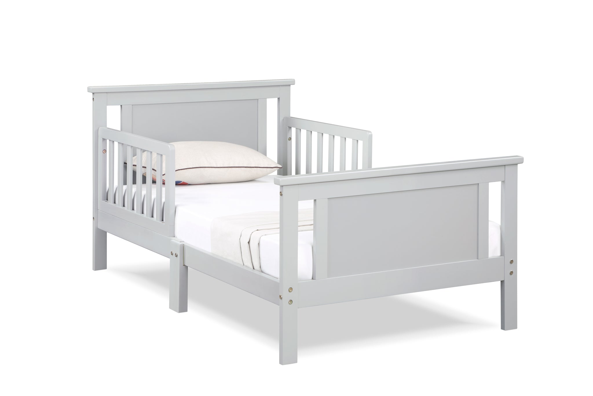 Connelly Reversible Panel Toddler Bed Gray Rockport gray-solid wood