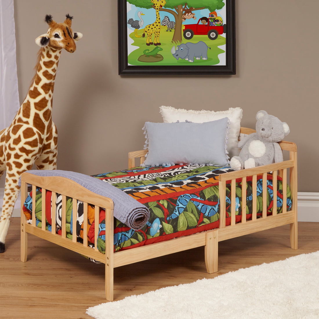 Blaire Toddler Bed Natural Natural Solid Wood