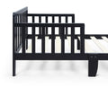 Jax Toddler Bed Black Black Solid Wood