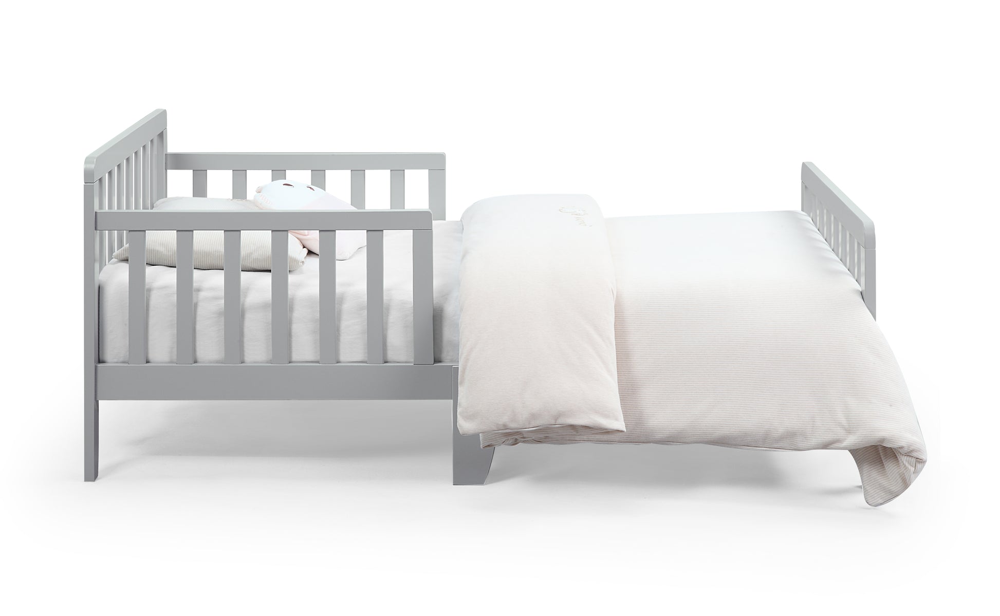 Jax Toddler Bed Light Gray Light Gray Solid Wood