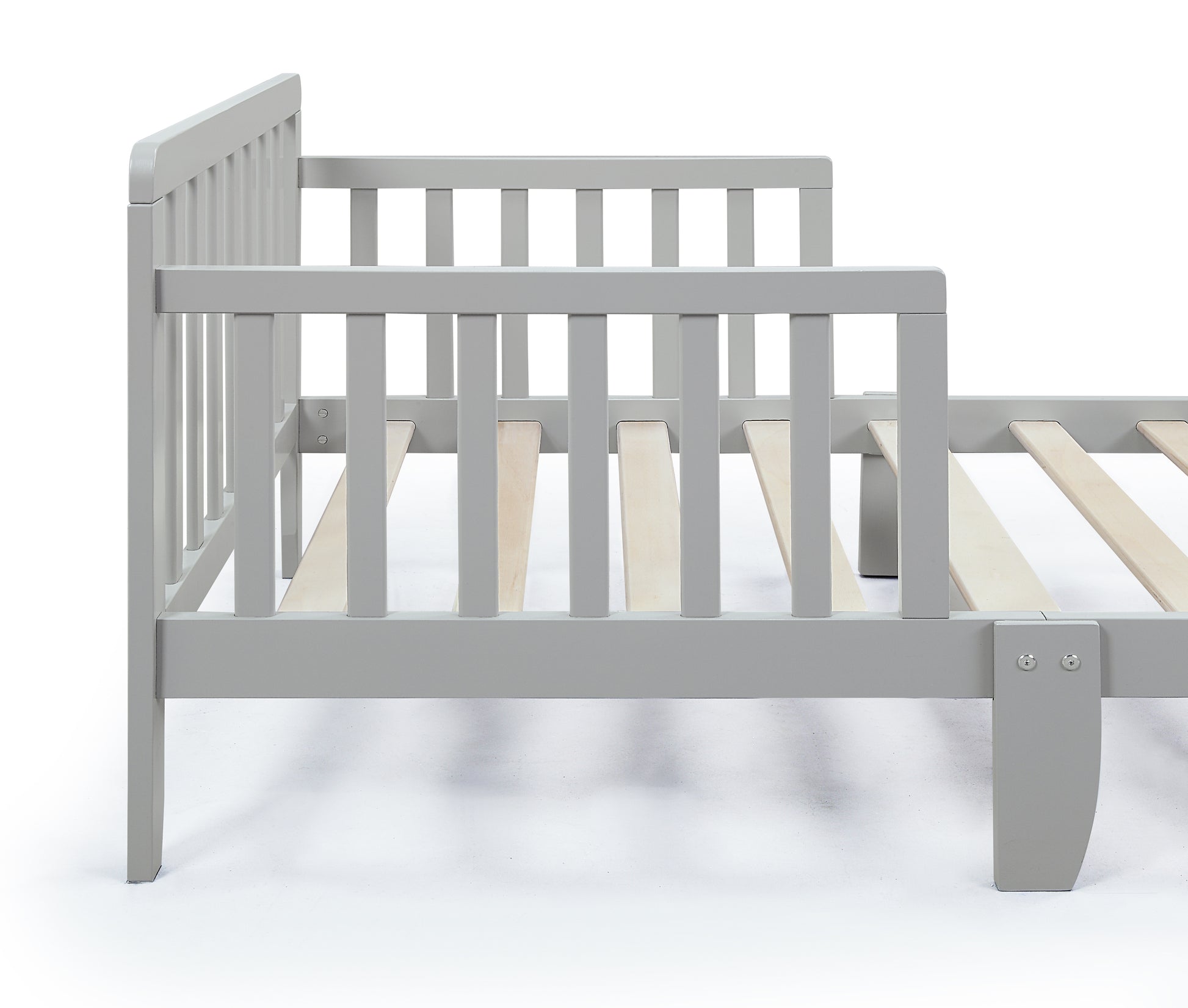 Jax Toddler Bed Light Gray Light Gray Solid Wood