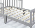 Jax Toddler Bed Light Gray Light Gray Solid Wood