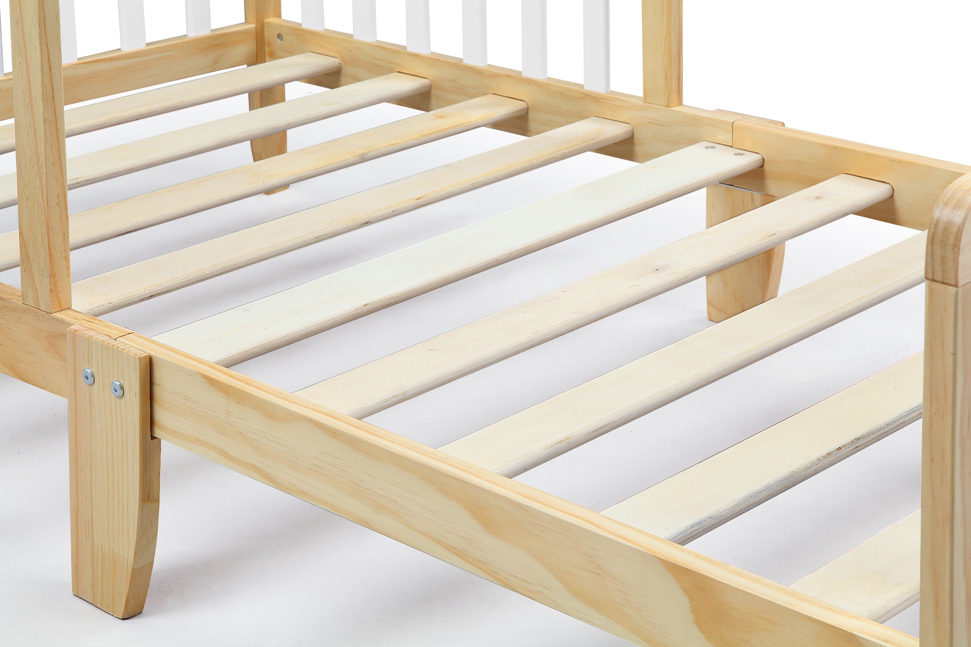 Twain Toddler Bed Natural White Natural Solid Wood