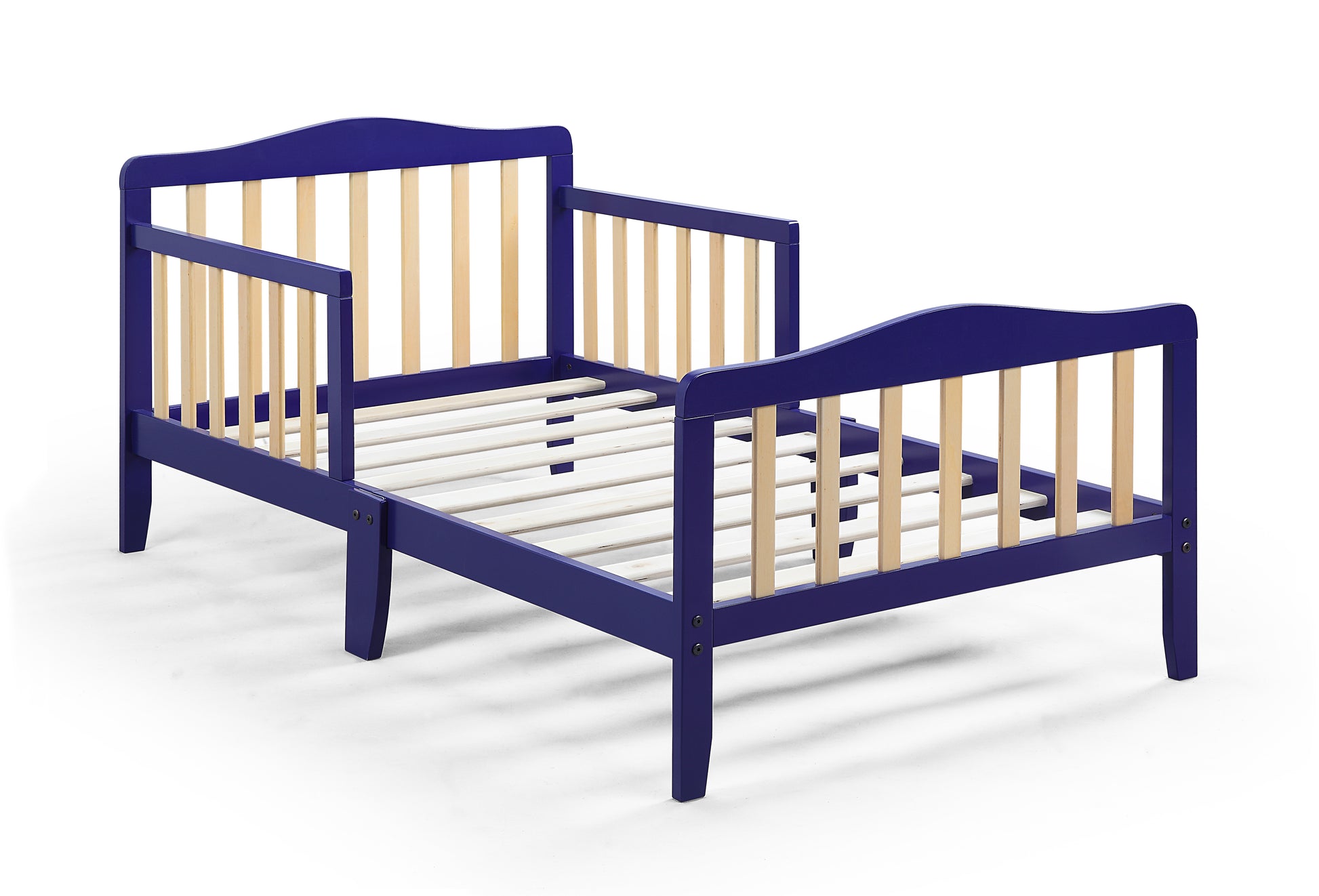 Twain Toddler Bed Blue Natural Blue Solid Wood